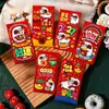 Bolsas de Sobres Rojos de Año Nuevo, Sobres Rojos Universales para el Año del Dragón, Nuevo Diseño de Dibujos Animados 2027 para el Festival de Primavera, Tamaños Grandes y Pequeños, Sobres Rojos Rígidos