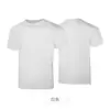 Camiseta de Uniforme Escolar Se Puede Imprimir con Logo Ropa de Trabajo Bricolaje Manga Corta Ropa de Grupo Camisa Cultural Media Manga Ropa de Equipo Color Puro