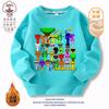 Roupas de acessório para jogo musical Sprunki suéter infantil 2025 novo gola redonda algodão e veludo top casual 7