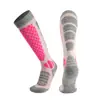Meias Esportivas de Esqui Cross-border Selecionadas Cuidadosamente Meia Longa Masculina e Feminina Quente para Neve Base de Toalha Espessada Meias para Caminhada