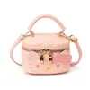 Bolso Infantil Transfronterizo Estilo Nuevo Inspirado en Chanel Gato Mini Bordado Bolso Cubo para Niñas, Cadena Padre-Hijo Bolsito Cruzado para Labiales