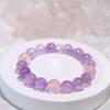 Pulsera de Nueve Fuegos Púrpuras, Pulsera de Hielo Natural, Lavanda, Cristal de Asa Púrpura, Diseño Original, Regalo para Mujer