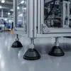 55#m10 pé hexagonal de plástico de nylon pé móvel universal copo pé de móvel suporte de pé almofada de pé ajustável fabricante
