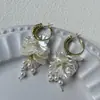 Pendientes de Borla de Pétalos de Perla Dulces y Exquisitos de Super Hada para Mujer, Lujo Accesible, Moda Exquisita, Accesorios de Pendientes de Gama Alta y Elegantes
