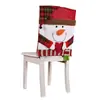 Decoração de Natal de Novos Produtos Transfronteiriços Capa de Cadeira Capa de Banqueta Nova Capa de Cadeira de Boneca Ornamentos Decorativos Europeus e Americanos Móveis para Casa