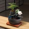 Adorno de Flujo de Agua Atractor de Fortuna para Decoración de Oficina, Decoración de Escritorio para Empresas, Regalos de Negocios, Regalos de Inauguración, Feng Shui de Alta Gama