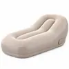 Sofá Hinchable Flocado Sillón Perezoso para Adultos Ocio en Casa Cama Hinchable Tienda de Campaña al Aire Libre Sofá Portátil Transfronterizo