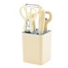 Juego de 5 Gadgets de Cocina de Acero Inoxidable con Base de Almacenamiento Pelador Cuchillo para Fruta Tijeras Abrebotellas Juego Combinado