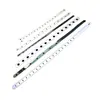 Tira de conexão para roupas transparente furo grande tira de couro loja de roupas cabide de terno cabide de calças clipe de calças display combinando plástico atacado