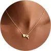 Collar con Colgante de Cruz Minimalista Amor Transfronterizo Cadena para Clavícula Versátil Moda Viajero Regalo para Novia