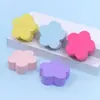 Esponja de Polvo Plana Personalizada con Forma de Pétalo Transfronteriza, Ultra Suave, No Absorbe el Polvo, Se Expande al Mojarse, Doble Uso para Maquillaje Seco y Húmedo, Bloque Esponja Cushion