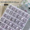 Pedras Strass Coloridas Retangulares de Alta Qualidade Sem Base para Decoração de Nail Art
