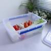 Caja de Conservación Sellada de Plástico para Refrigerador Rectangular Caja de Almacenamiento de Muestras de Alimentos Fiambrera para Alimentos Fiambrera Fiambrera