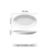 Plato para pescado, plato para cocinar al vapor para el hogar, vajilla de cerámica de alta calidad, venta al por mayor para hoteles y restaurantes, plato de servir creativo, venta al por mayor