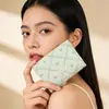 Billetera para Mujer Estilo Coreano con Lazo 2026 Simple y a la Moda Macaron 70% de descuento Billetera con Múltiples Ranuras para Tarjetas Billetera Pequeña Transfronteriza