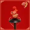 Novo Chapéu de Animal de Estimação Gato e Cachorro Decoração de Acessórios para Ano Novo e Festival da Primavera Chapéu Festivo de Animal de Estimação para Ano Novo Besta de Ano Novo Estilo Chinês