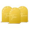 BTU327 Arco Transfronterizo Acrílico Digital Tarjeta de Mesa Boda Placa Número de Mesa Tarjeta de Mesa Comedor DIY Tarjeta de Asiento Personalizada