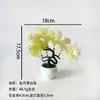 Planta artificial decorativa de pino de bienvenida en maceta para interior y exterior, nuevo arreglo de estilo chino para estudio y sala de estar, flores artificiales, plantas verdes, bonsái, maceta pequeña