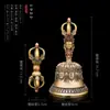 Ornamentos de sino e cetro vajra estilo Xizang, vajras de cinco e nove pontas, sinos artesanais nepaleses, instrumentos rituais, artigos budistas do Xizang