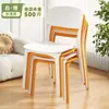 Silla de Comedor de Plástico Engrosada Wwxm484 Taburete Moderno Simple con Respaldo Silla para Mesa de Comedor Nórdica para el Hogar Cómoda para Sentarse Largo