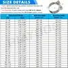 Abrazadera tipo T de acero inoxidable 304 de alta resistencia, específicamente para manguera de silicona de intercooler de turbo y admisión, anti-aflojamiento