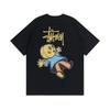 Una generación de marca de moda camiseta de manga corta letras de dados desfile básico amantes americanos verano