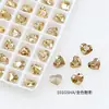 Cristal Dongzhou Geométrico Coração Gordo 6*5,3 Corações para Nail Art Strass Feito à Mão Coração de Diamante Artificial 4815 Decorações DIY para Nail Art