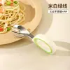 Colher de bebê, colher de treinamento para alimentação de bebês, colher para autoalimentação, colher para comida de bebê, conjunto de garfo e colher para crianças, conjunto de colheres portátil, colher para bebês e crianças pequenas