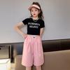 Ropa para Niños Shorts para Niñas Verano 2023 Nuevo Niños Medianos y Grandes Pantalones Cinco Puntos para Niños Pantalones de Seda Helada para Niñas Pantalones Casuales