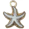 58 Estilos de Pingentes de Estrela-do-Mar, Concha, Búzios, Pérola, Sereia com Gotejamento de Óleo, Acessórios para Pulseira, Colar, Joias DIY