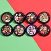 Adornos de Arte de Uñas Transfronterizos para Navidad Papá Noel Copo de Nieve Regalo Remaches de Aleación Perla Mixto Taladros de Manicura