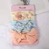 Diadema Suave para Niños, Tres Piezas, Flor con Lazo para Bebé, Set de Accesorios para el Cabello para Fotos de Bebé