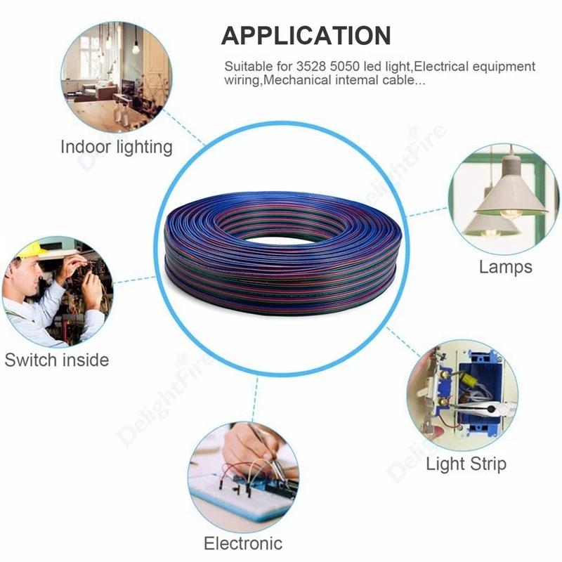 4-Pin-Electrical-Wire-Rainbow-