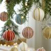 Polvo Pegajoso Bola de Navidad 8cm Árbol de Navidad Bola de Espuma Colgante Decoraciones Navideñas Adorno Pegajoso de Perla Bola Colgante Bola de Color