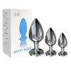 Plugues anais de metal redondos e em formato de coração, dilatadores anais SM, masturbadores anais para homens e mulheres, brinquedos eróticos alternativos