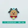 Versión Coreana al por mayor de Aleación Creativa Goteo de Aceite Colorido Navidad Reno de Navidad Colgante Accesorios Joyería Hecha a Mano DIY