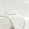 Ventas directas del fabricante: Juego de cuatro piezas transfronterizo de sábanas bajeras, sábanas, fundas de almohada, ropa de cama hipoalergénica, juego de ropa de cama para el hogar de color liso