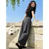 Conjunto de Atuendo Súper Moderno para Mujer Verano 2026 Nuevo Conjunto de Dos Piezas: Camiseta de Manga Corta Ajustada y Pantalones Largos Casuales