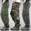 Overol Multibolsillos para Hombre de Exterior Resistente al Desgaste Algodón Puro Casual Ropa de Trabajo Pantalones Juventud Protección Laboral Holgado Tallas Grandes