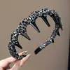 Diadema dentada para mujer, diadema de corona alta, no presiona las raíces del cabello, añade volumen, hace que la cara parezca más pequeña, pinza para el pelo antideslizante, salvación para cabezas planas
