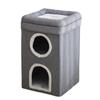 Nido para gatos cálido en invierno, extraíble, lavable, completamente cerrado, fácil de limpiar, nido grande y plegable para gatos para todas las estaciones.
