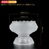 Lámpara de Mantequilla Esmaltada Portavelas de Loto Portalamparas Portavelas Suministros para el Hogar de Buda Lámpara de Ofrenda para Buda Grande y Pequeña