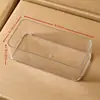 Caja Transparente Larga Extra Grande, Caja de Almacenamiento Rectangular Estrecha, 15 cm de Ancho, Hermética para Agua, Organizador de Cajones