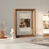 Suporte de Mesa Transparente Dupla Face para Exibição de Fotos 6 polegadas 8 polegadas Caligrafia e Pintura Peça de Exibição A3 Acrílico Foto Polaroid Porta-Retrato A4