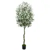 Plantas Simuladas Amazon Comercio Exterior Venta al por Mayor Árboles Falsos en Maceta Olivos Artificiales Plantas Verdes Grandes de Interior Adornos de Pie