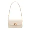 Bolsa de Braço Texturizada e Estilosa para Mulheres, Versátil Bolsa Sela Casual Nova Moda Primavera, Bolsa Pequena Transversal Elegante