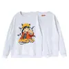 Sudadera con cuello redondo de Naruto Anime, Ropa periférica, Casual, Marca de moda, Forro polar, Cálida, Capa base, Manga larga