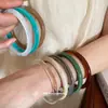 Anillo de Resina Acrílica Vintage Pulsera Nuevo Estilo Chino Simple Estilo Frío Patrón de Mármol Estilo Antiguo Medio Viejo Pulsera para Mujer