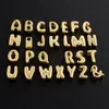 Acero Inoxidable 304 Transfronterizo Nuevo 26 Letras Inglesas Cuentas con Agujero para Cuentas Colgante Simple de Letra Collares Accesorios de Joyería