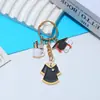 Portalápices de Metal Transfronterizo Colgante de Traje de Licenciado Gorra de Doctor Llavero Colgante para Bolso Temporada de Graduación Estudiante Regalo Conmemorativo